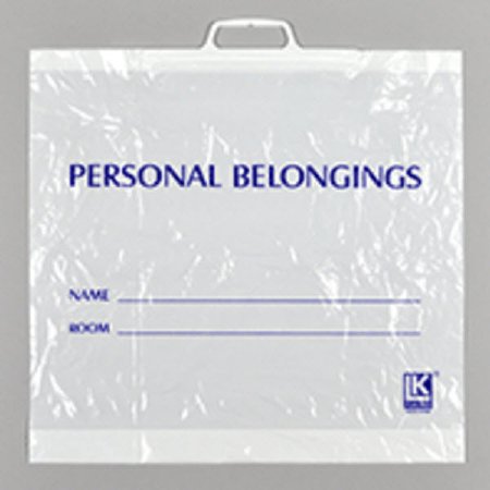 Picture of Patient Belongings Bag Elkay® Plastics 18 X 19 Inch LDPE Snap Closure WhitePB19183HW