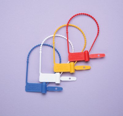 Picture of Pull-Tight Padlock Seal Health Care Logistics UnNumbered Red Polypropylene 7-3/8 Inch7808