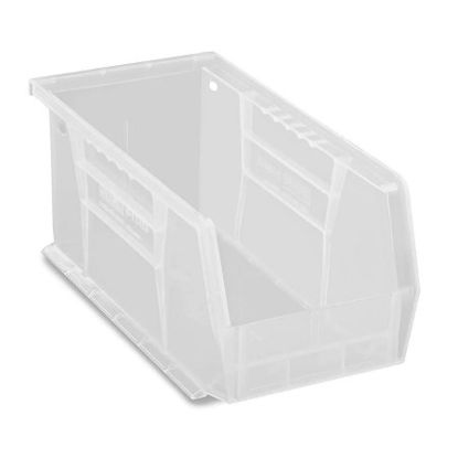 Picture of Storage Bin Uline® Clear Plastic 5 X 5-1/2 X 11 InchS-12415C