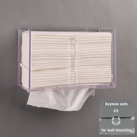 Picture of Paper Towel Dispenser Clear PETG Manual Wall MountPAPRTWL-W