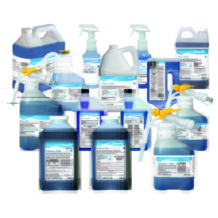 Picture of Diversey™ Virex® II 256 Surface Disinfectant Cleaner Quaternary Based Liquid Concentrate 1 gal. Jug Mint Scent NonSterileDVO04332
