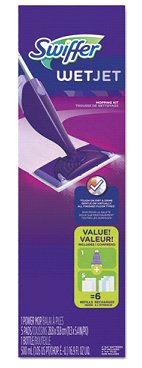 Picture of Wet Mop with Solution Reservoir Swiffer® WetJet® Purple / Silver Aluminum / Plastic NonSterile92811