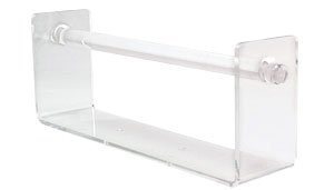 Picture of Sticker Dispenser Clear Acrylic Manual 4 Rolls Surface MountDSP-1