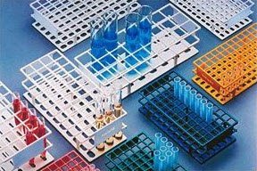 Picture of Test Tube Rack Nalgene™ Unwire™ 72 Place 16 mm Tube Size Orange 24.8 X 12.7 cm1480947