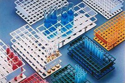 Picture of Test Tube Rack Nalgene™ Unwire™ 72 Place 16 mm Tube Size Orange 24.8 X 12.7 cm1480947