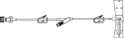 Picture of Huber Infusion Set Wing Safe™ 20 Gauge 3/4 Inch 10 Inch Tubing Needless Y SiteSHY-2034