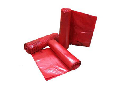 Picture of Infectious Waste Bag Colonial Bag 33 gal. Red Bag LLDPE 31 X 43 InchHXR43