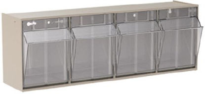 Picture of Tilt Front Bin TiltView® Tan Plastic 6-3/4 X 8-3/16 X 23-5/8 Inch06704