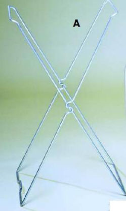 Picture of Hamper Stand Folding Folding Adjustable General Purpose, X Folding Open Top Without Lid55077 NS