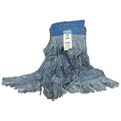 Picture of Wet String Mop Head Performance Plus™ Looped-end Blue Synthetic Fiber ReusableP26312