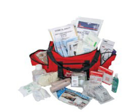 Picture of Trauma First Aid Kit North® Red Nylon 10-3/4 X 13-1/2 X 22 Inch148820