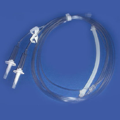 Picture of TUBING, DRIP CHAMBER DBL SPIKEDISP STR (25/CS)CMS-1214
