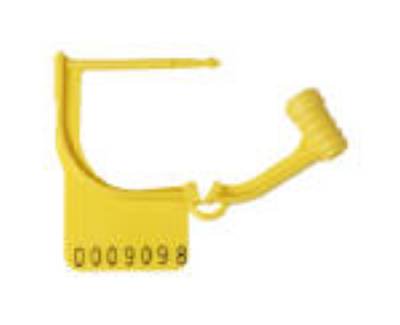 Picture of Tamper Evident Seal Yellow Plastic SmallBASEALS-100