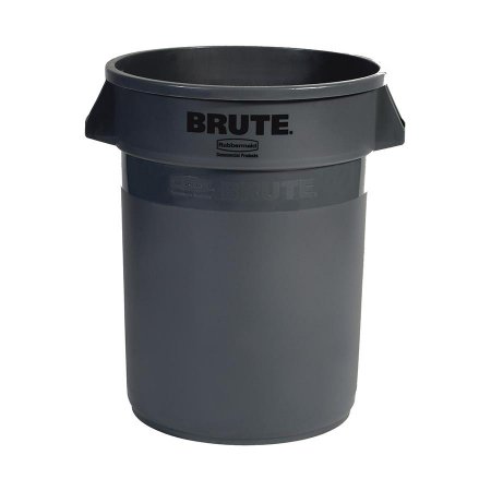 Picture of Trash Can Rubbermaid® Brute® 32 gal. Round Gray Plastic Open TopFG263200GRAY