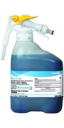 Picture of Diversey™ Virex® II 256 Surface Disinfectant Cleaner Quaternary Based Liquid Concentrate 5 Liter Bottle Mint Scent NonSterileDVS3062768