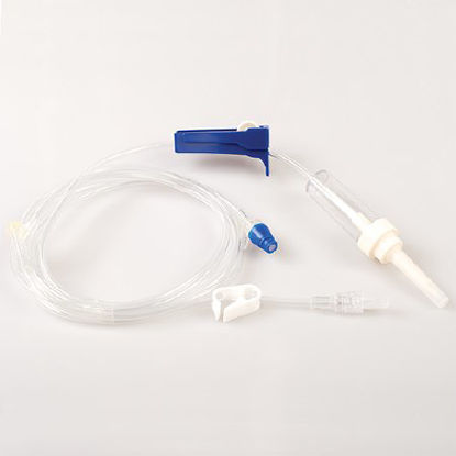 Picture of Primary Administration Set 60 Drops / mL Drip Rate 83 Inch Tubing 2 PortsMS-831106