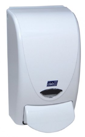 Picture of Hand Hygiene Dispenser ProLine® Curve White Plastic Manual Push 1 Liter Wall MountWHB1LDS