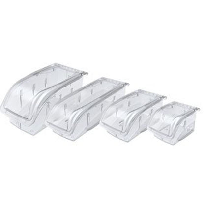 Picture of Storage Bin InSight® Clear Polycarbonate 3-1/4 X 4-1/8 X 7-3/8 Inch305A3