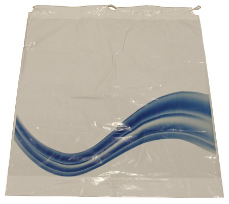 Picture of Patient Belongings Bag 18 X 20-1/2 Inch Plastic Drawstring Closure WhiteDS500