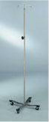 Picture of IV Stand Floor Stand Blickman Built™ 2-Hook Four 2 Inch Swivel Casters0571410000