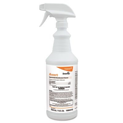 Picture of Diversey™ Avert™ Surface Disinfectant Cleaner Liquid 32 oz. Bottle Chlorine Scent NonSterileDVO100842725