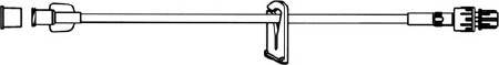 Picture of Extension Set 6 Inch Tubing 0.24 mL Priming Volume DEHP-FreeB1057