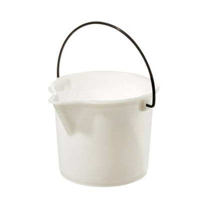 Picture of Lab Bucket Nalgene™ White HDPE / Polyethylene 9.5 Liter Capacity7002-0025