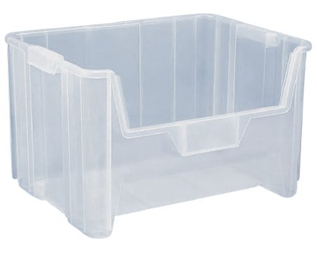 Picture of BIN, STACKABLE PLAS GIANT CLR 15"X20"X12 1/2" (3/CT)S-17886