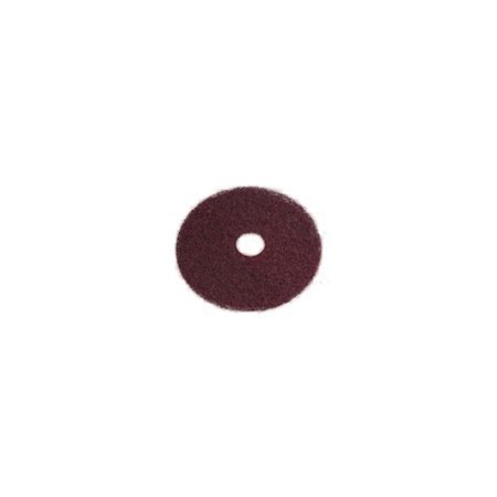Picture of Hard Floor Stripping Pad Dominator Extra Heavy Duty 20 Inch Burgundy Polyester Fiber430520