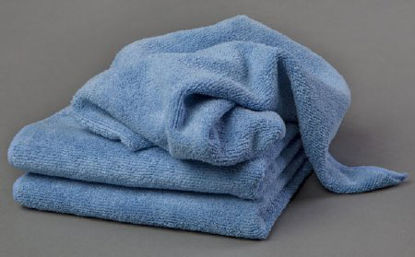 Picture of Cleaning Cloth Super Absorbency Blue NonSterile Microfiber 12 X 12 Inch Reusable90014130