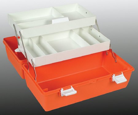 Picture of Emergency Box Health Care Logistics® Orange 8-3/4 X 10-1/4 X 17-5/8 Inch1800