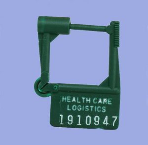 Picture of Padlock Seal Health Care Logistics Numbered Green Plastic 1-1/2 W X 1-7/8 H Inch7912