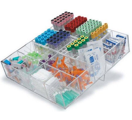 Picture of Draw Station Organizer MarketLab Clear Acrylic 3 X 13 X 15 Inch7250