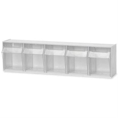 Picture of Storage Bin Unit MarketLab White Polystyrene 5-1/4 X 6-1/2 X 23-1/2 Inch6023