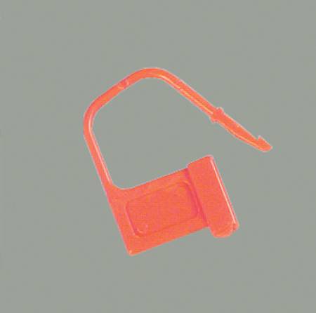 Picture of Heavy-Duty Padlock Seal Health Care Logistics UnNumbered Red acetal Resin 7/8 X 1-3/8 Inch7802