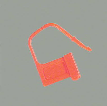 Picture of Heavy-Duty Padlock Seal Health Care Logistics UnNumbered Red acetal Resin 7/8 X 1-3/8 Inch7802
