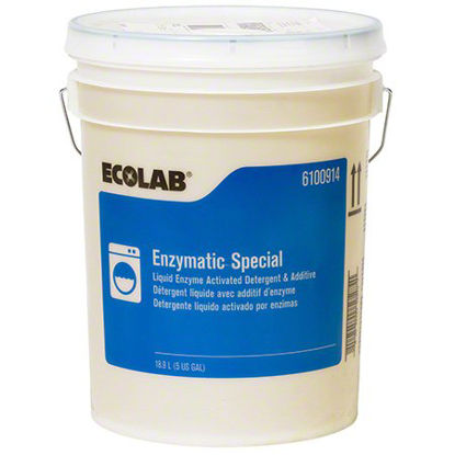 Picture of Laundry Detergent Ecolab® Enzymatic Special 5 gal. Pail Liquid Floral Scent6100914