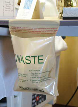 Picture of Bedside Bag 9 X 10 Inch White PolyethyleneMBWB142325