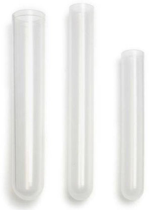 Picture of Test Tube Round Bottom Plain 13 X 100 mm 8 mL Without Color Coding Without Closure Polypropylene Tube5349