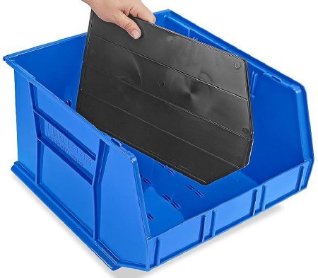 Picture of DIVIDER, BIN STORAGE BLK 18"X11" (6/PK)S-12422D
