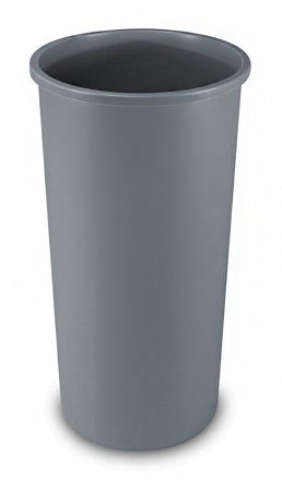 Picture of Trash Can Rubbermaid® Untouchable® 22 gal. Round Gray LLDPE Open TopFG354600GRAY