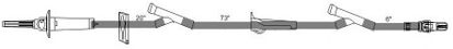 Picture of Primary Administration Set 15 Drops / mL Drip Rate 106 Inch Tubing 2 PortsB3000-19