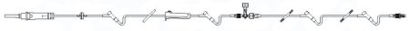 Picture of Solution Set with Stopcock Extension Set Continu-Flo® 10 Drops / mL Drip Rate 89 Inch / 34 Inch 2 Ports / 2 Ports3C0062
