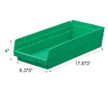 Picture of Shelf Bin MarketLab Blue Polypropylene 4 X 8-3/8 X 17-7/8 Inch2777-BL