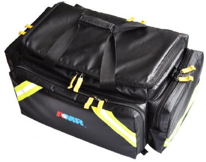 Picture of Trauma Bag MTR Elite Black / Amber Fluid Impervious Material Medium: 11-1/2X 13-3/4X 25-1/4 InchMTR-14031-BK-AMR