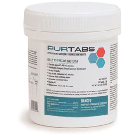Picture of PurTabs Surface Disinfectant Broad Spectrum Tablet 3.3 Gram Jar Scented NonSterile23144