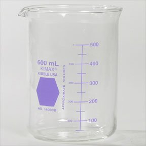 Picture of Laboratory Beaker KIMAX® Griffin Glass 600 mL1020020