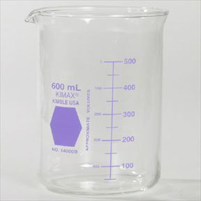 Picture of Laboratory Beaker KIMAX® Griffin Glass 600 mL1020020