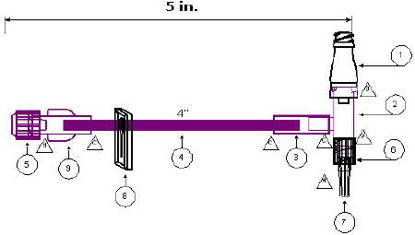 Picture of Extension Set 5 Inch Tubing DEHP-FreeB3349