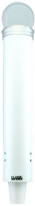 Picture of Cup Dispenser San Jamar® White Plastic Manual Pull Surface MountC4160WH